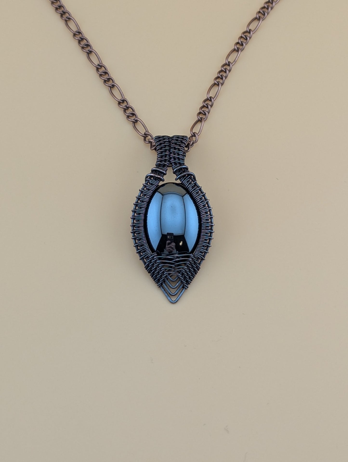 Hematite - Copper Pendant - "The Iron Gate"