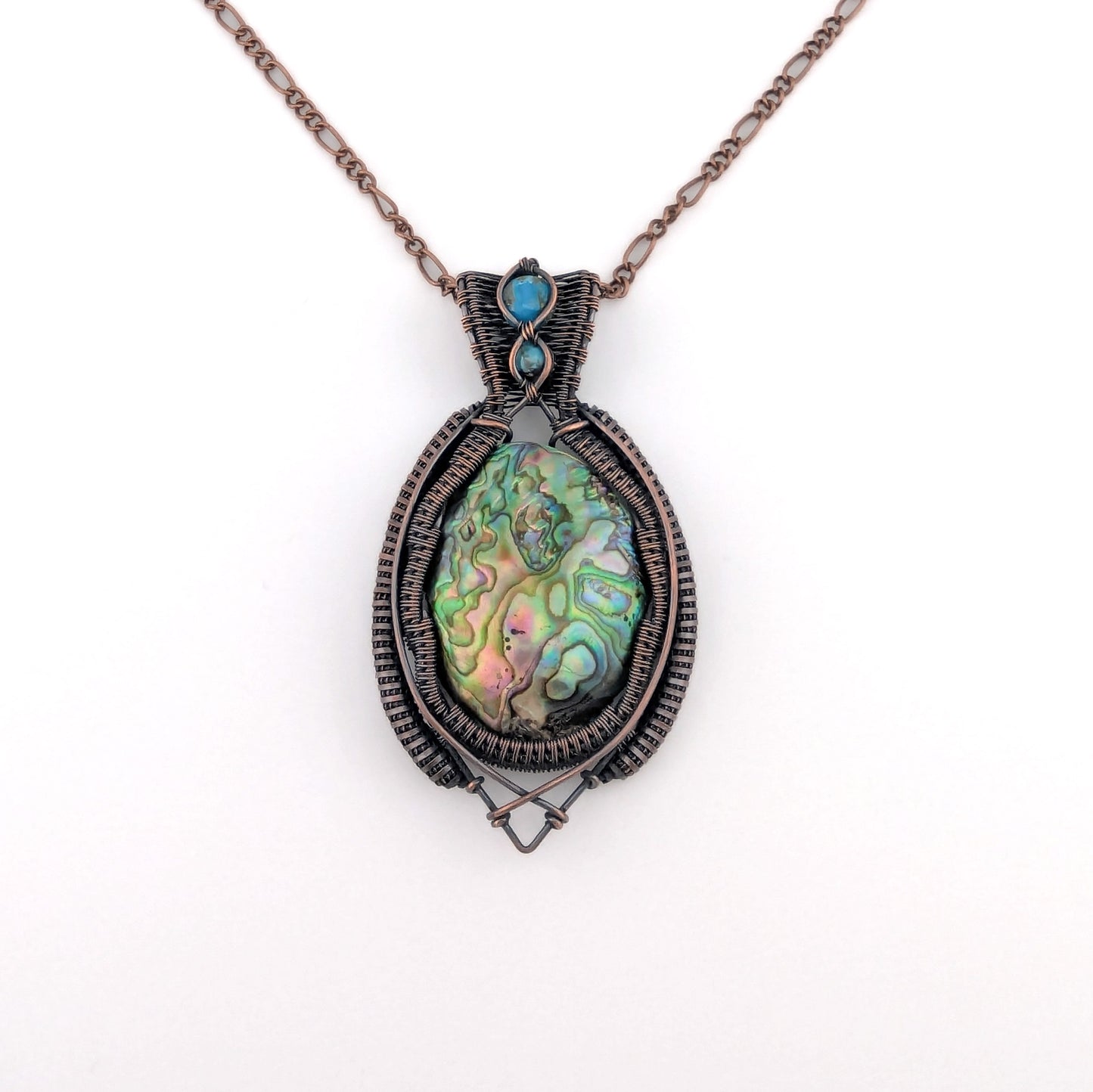 "Northern Lights" Abalone and Turquoise