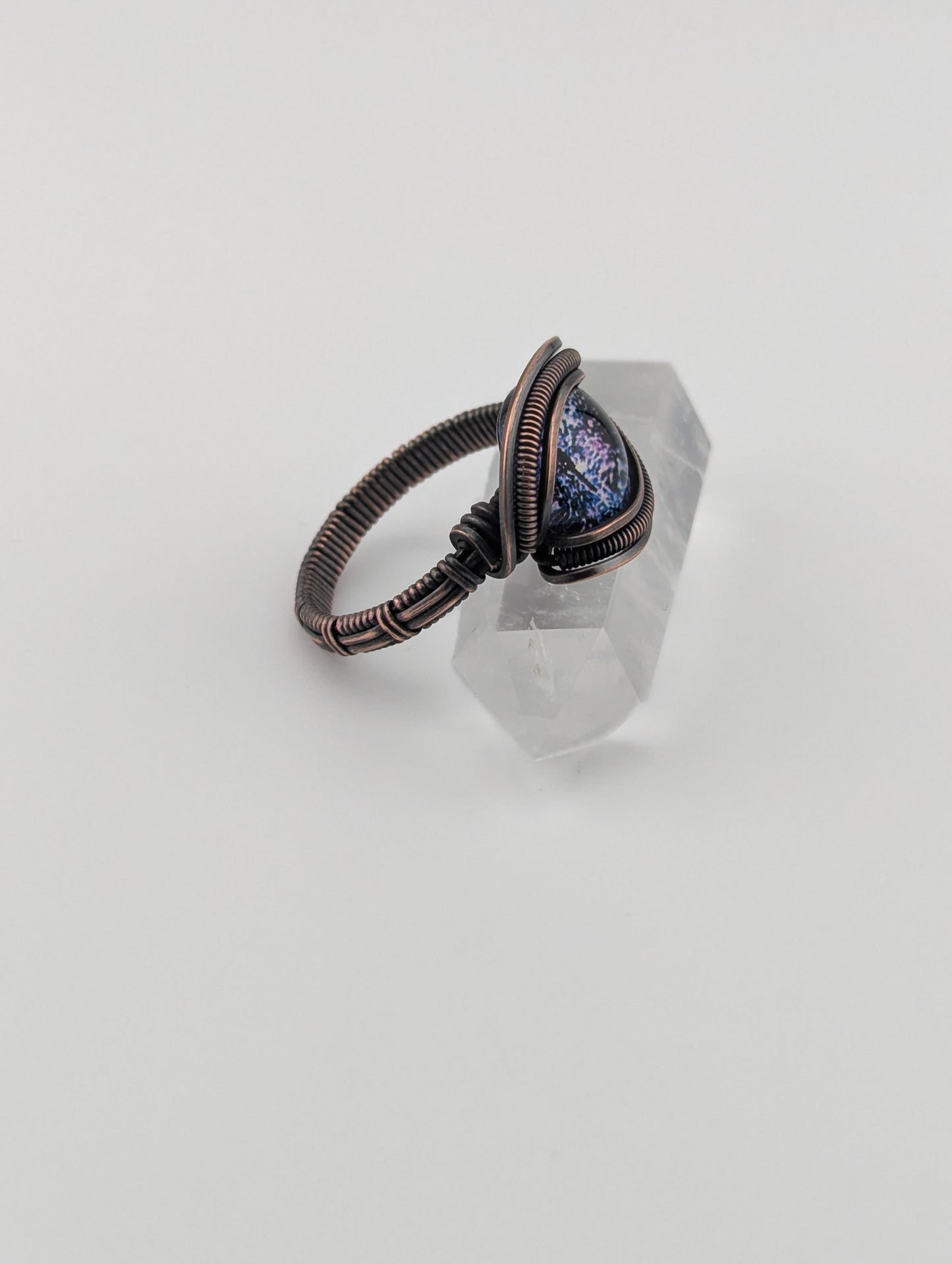 Galaxy Dragon Eye- Elegant Ring - Size 10