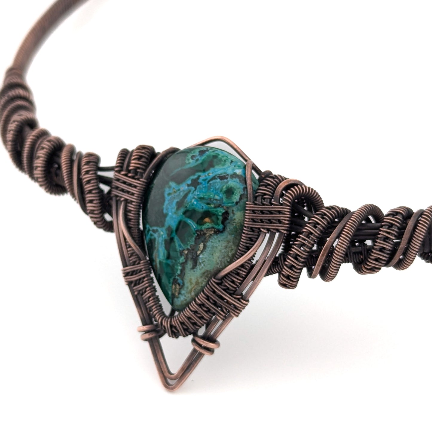 "Erin Go Bragh" - Chrysocholla Collar