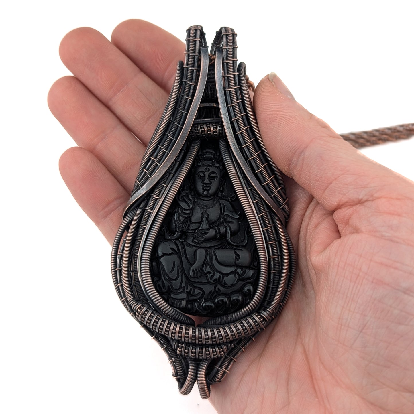 "Guru" - Onyx Engraved Buddha