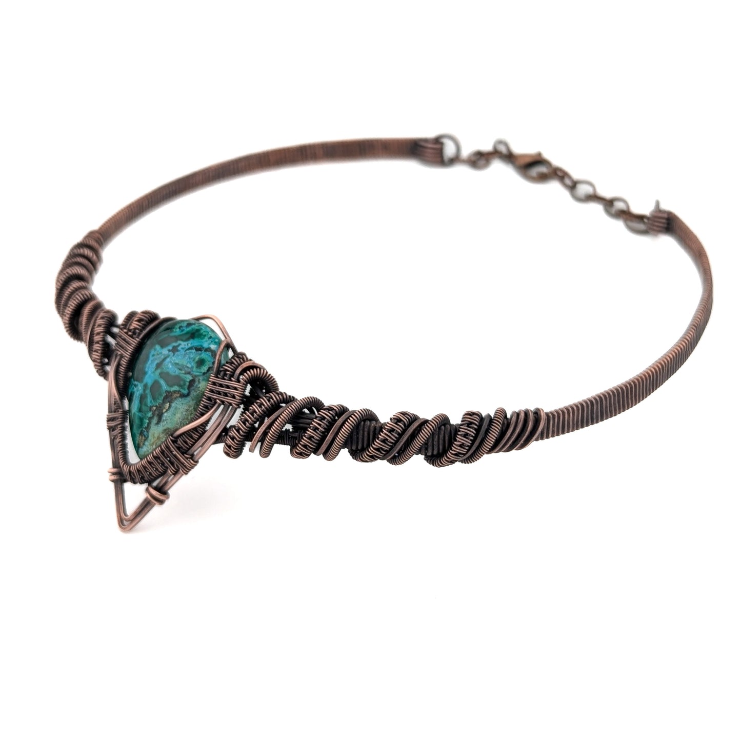 "Erin Go Bragh" - Chrysocholla Collar