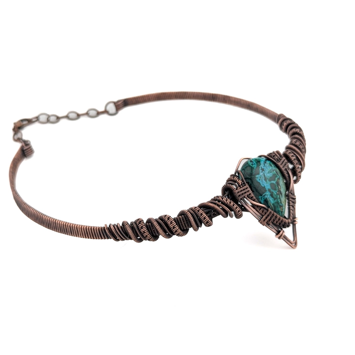 "Erin Go Bragh" - Chrysocholla Collar