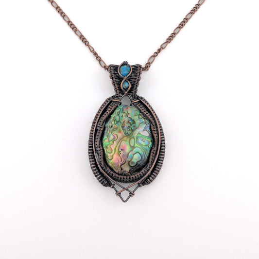 "Northern Lights" Abalone and Turquoise