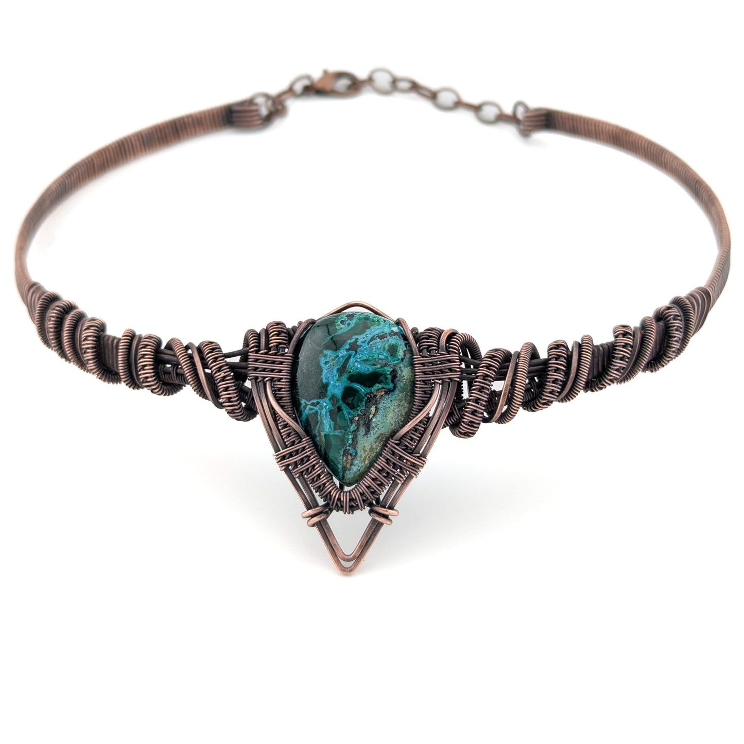 "Erin Go Bragh" - Chrysocholla Collar