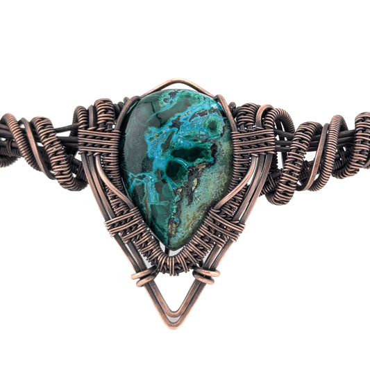 "Erin Go Bragh" - Chrysocholla Collar