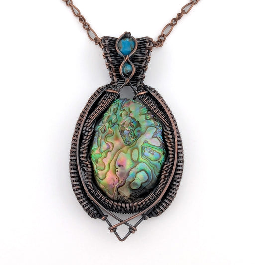 "Northern Lights" Abalone and Turquoise
