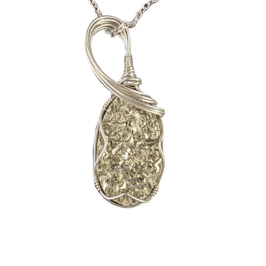 Pyrite in Sterling Silver "Glitter"