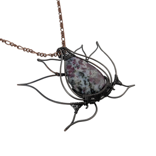 Ruby Zoisite - "Lotus of the Heart Temple"