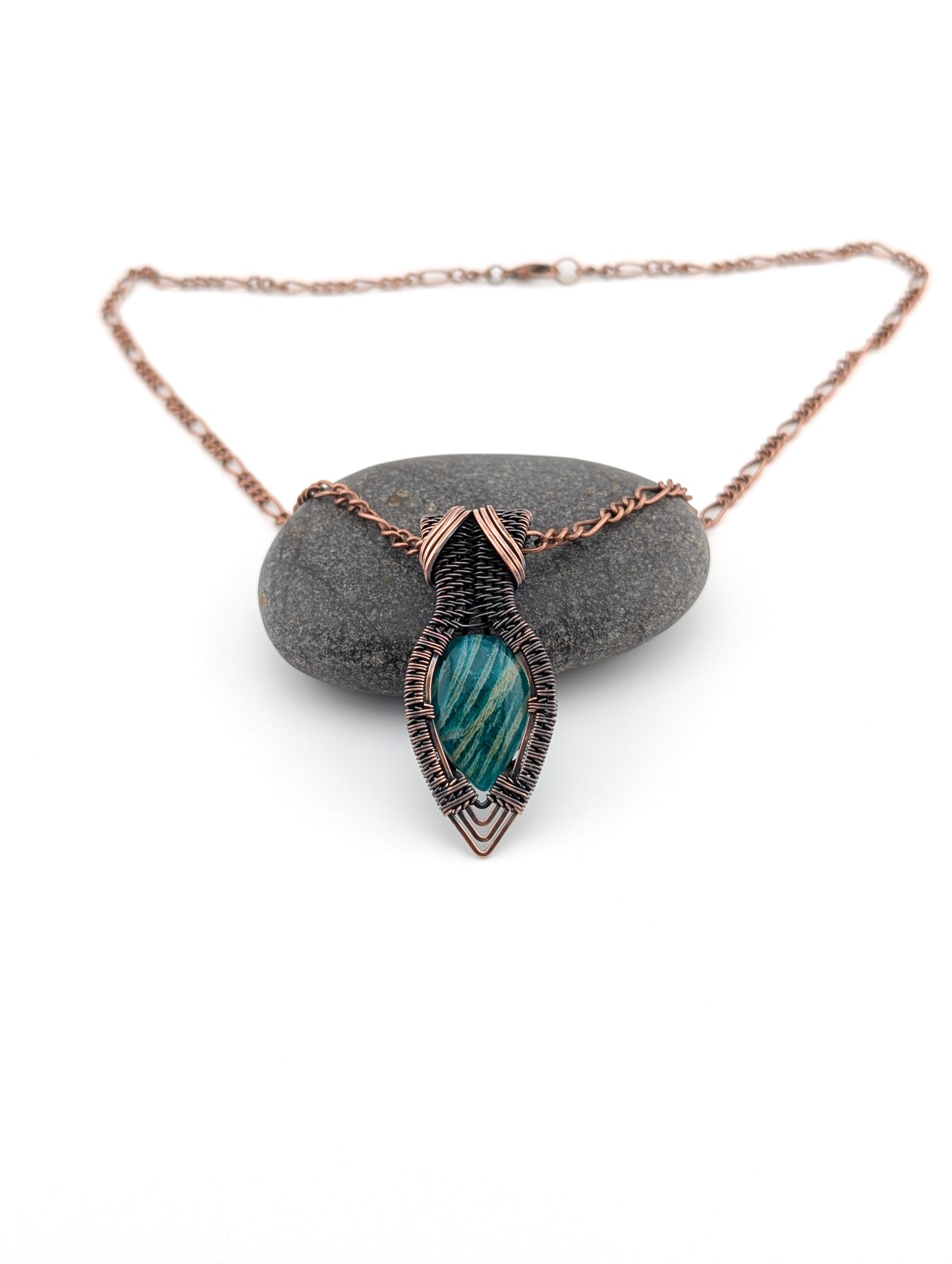 "Drop of the Sea" - Amazonite Pendant
