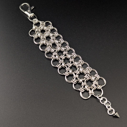 Stainless Steel Chainmail Hana Gusari Bracelet