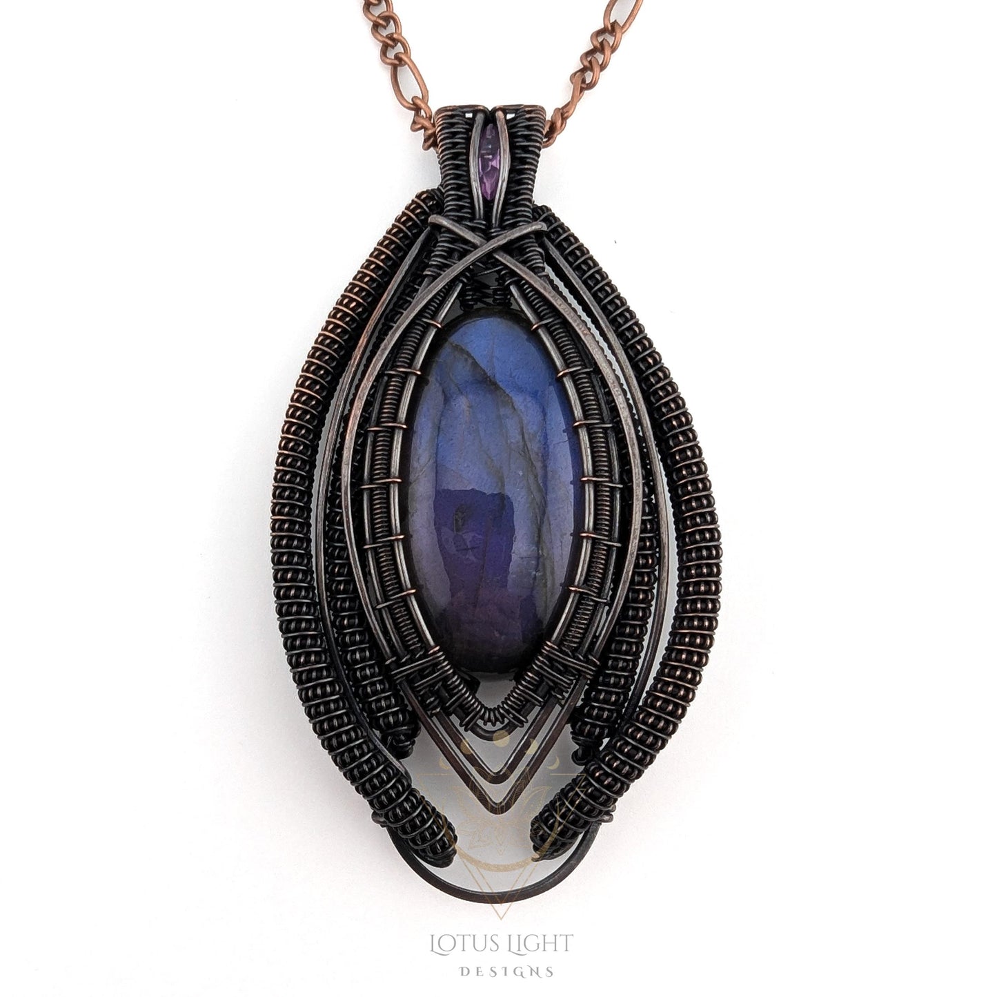 Purple Labradorite & Alexandrite - "The High Priestess"