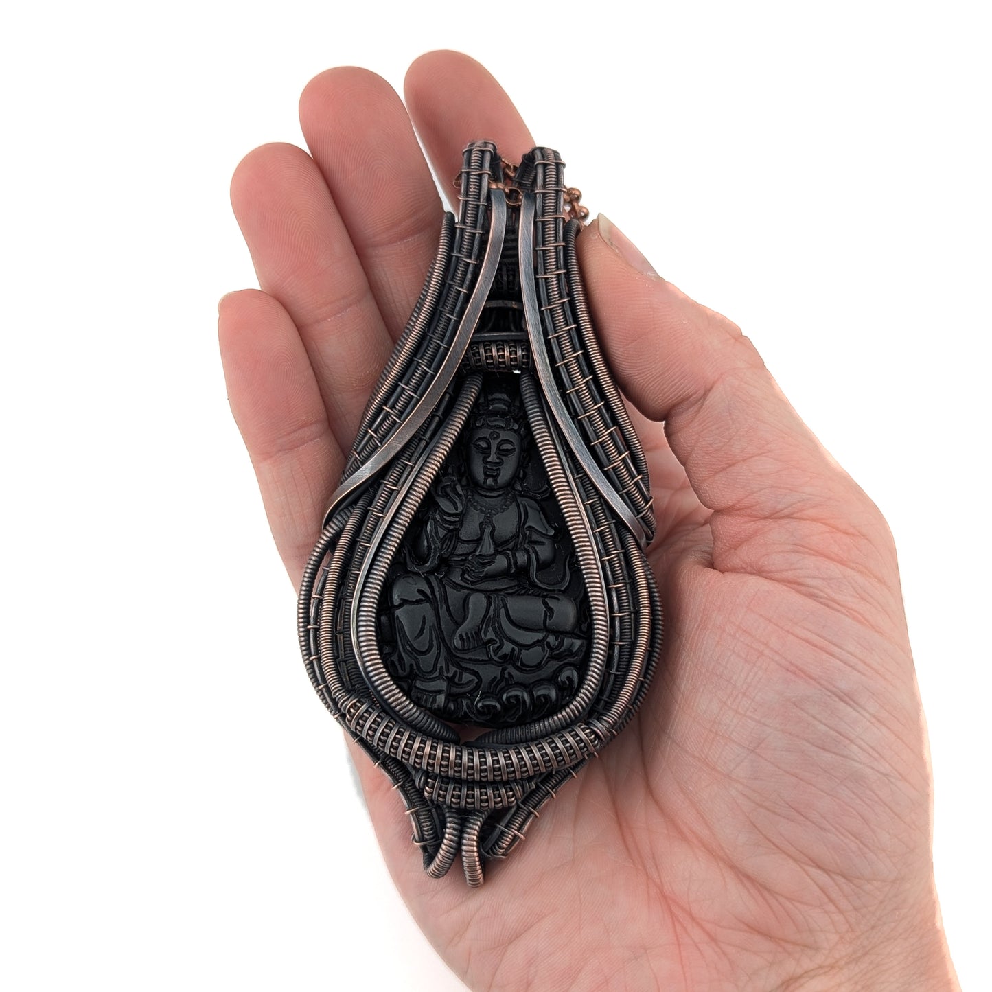 "Guru" - Onyx Engraved Buddha