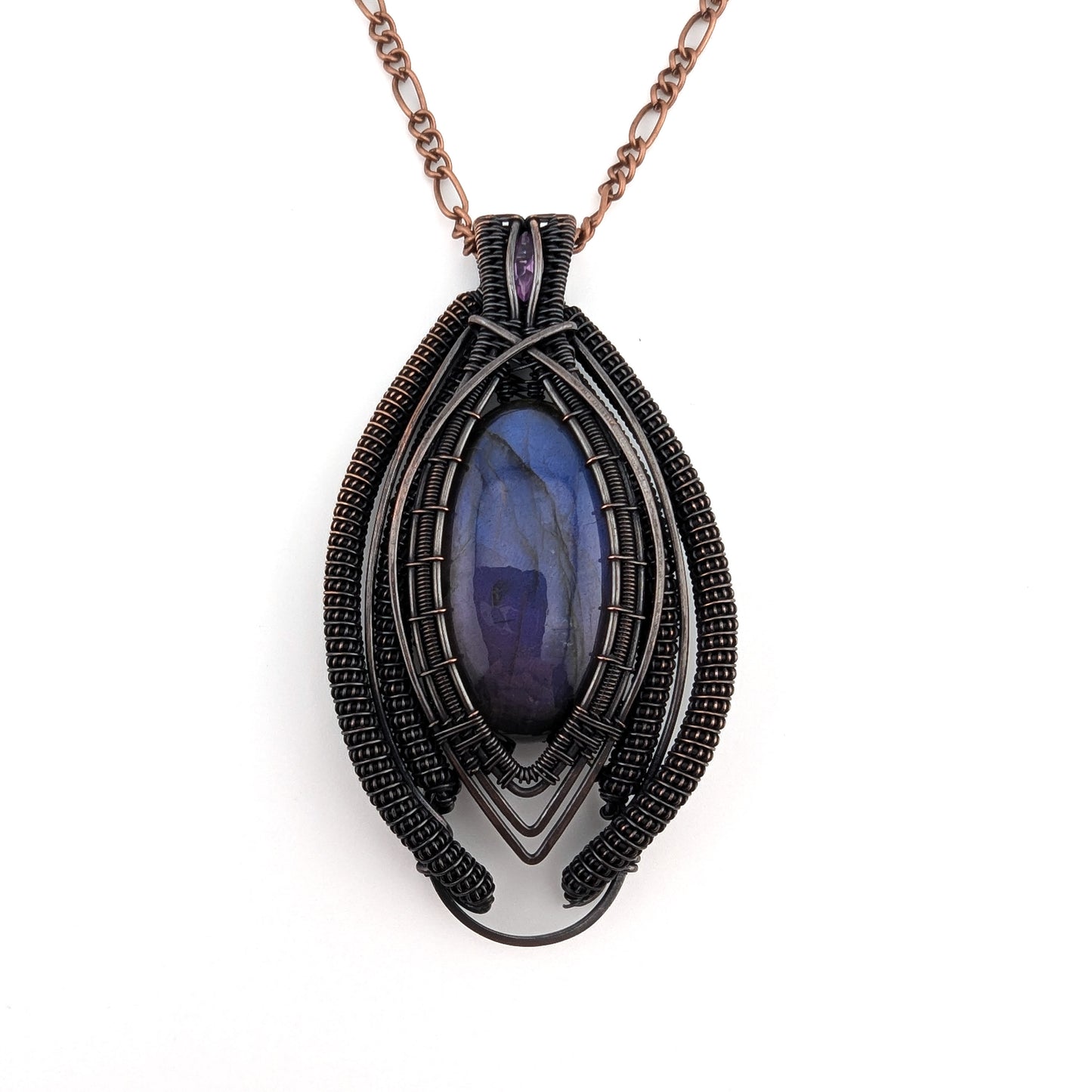 Purple Labradorite & Alexandrite - "The High Priestess"